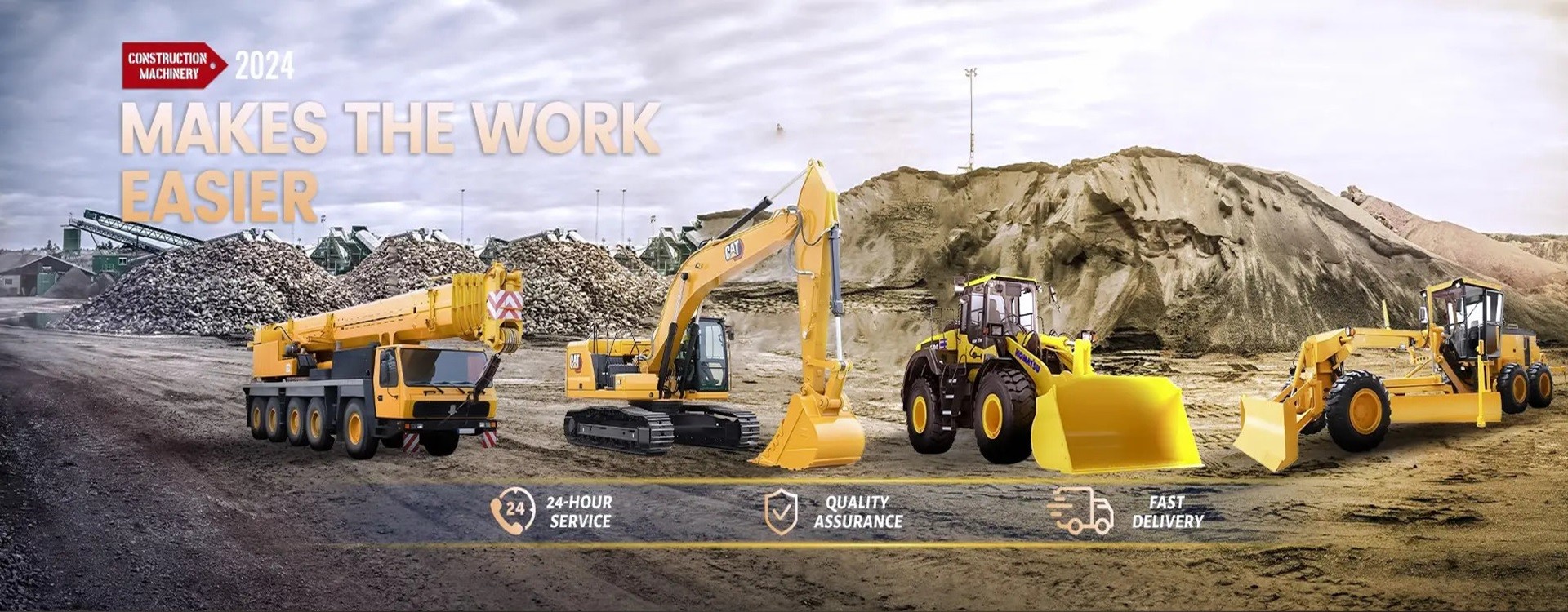 Kalite İnşaat makinesi Araç Fabrika